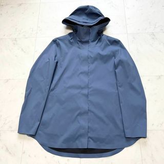 HERNO - HERNO ストレッチジャージーフーデットコート スプリングコート ブルー 42