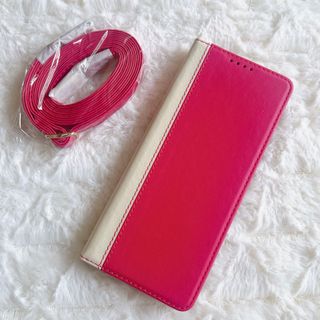 ❤︎ストラップ付き❤︎Xperia 1 IV 手帳型  ショルダー ケース (Androidケース)