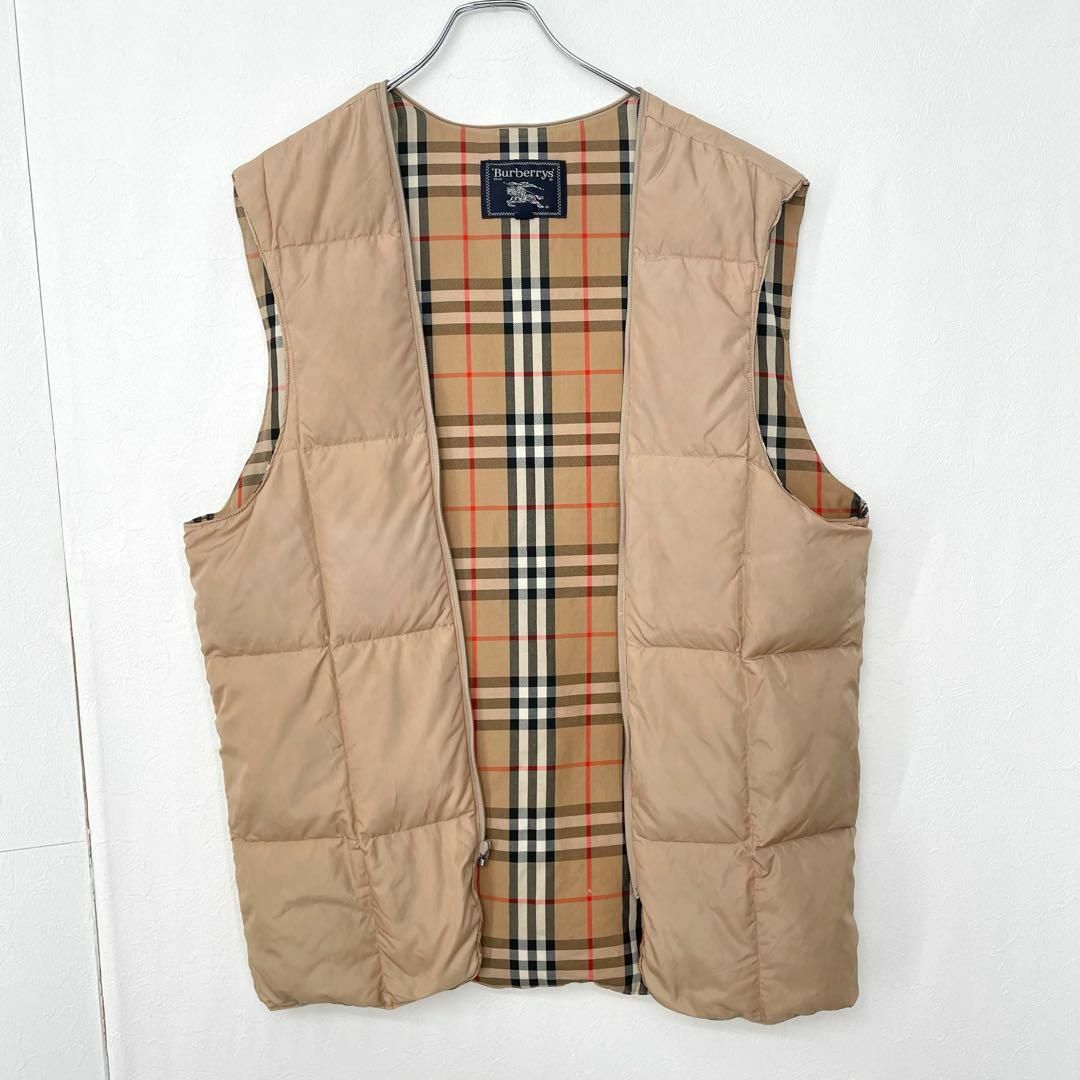 BURBERRY - バーバリー ライナー ダウンベスト メンズM ノバ BURBERRY - バーバリー ライナー ダウンベスト メンズM ノバ