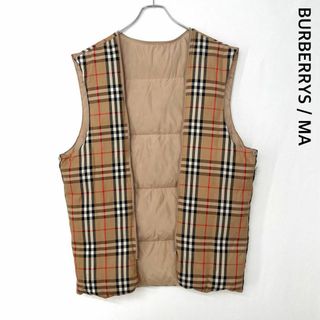 BURBERRY - バーバリー　ライナー　ダウンベスト　メンズM　ノバチェック　※ライナーのみ