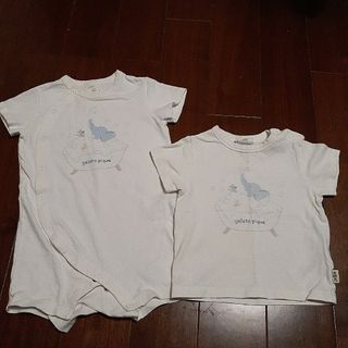 ジェラートピケ(gelato pique)のジェラートピケ　ロンパース、Tシャツ(ロンパース)