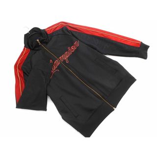 チャンピオン(Champion)のChampion チャンピオン ロゴ トラック ジャケット size0/黒ｘ赤 ■◇ メンズ(その他)