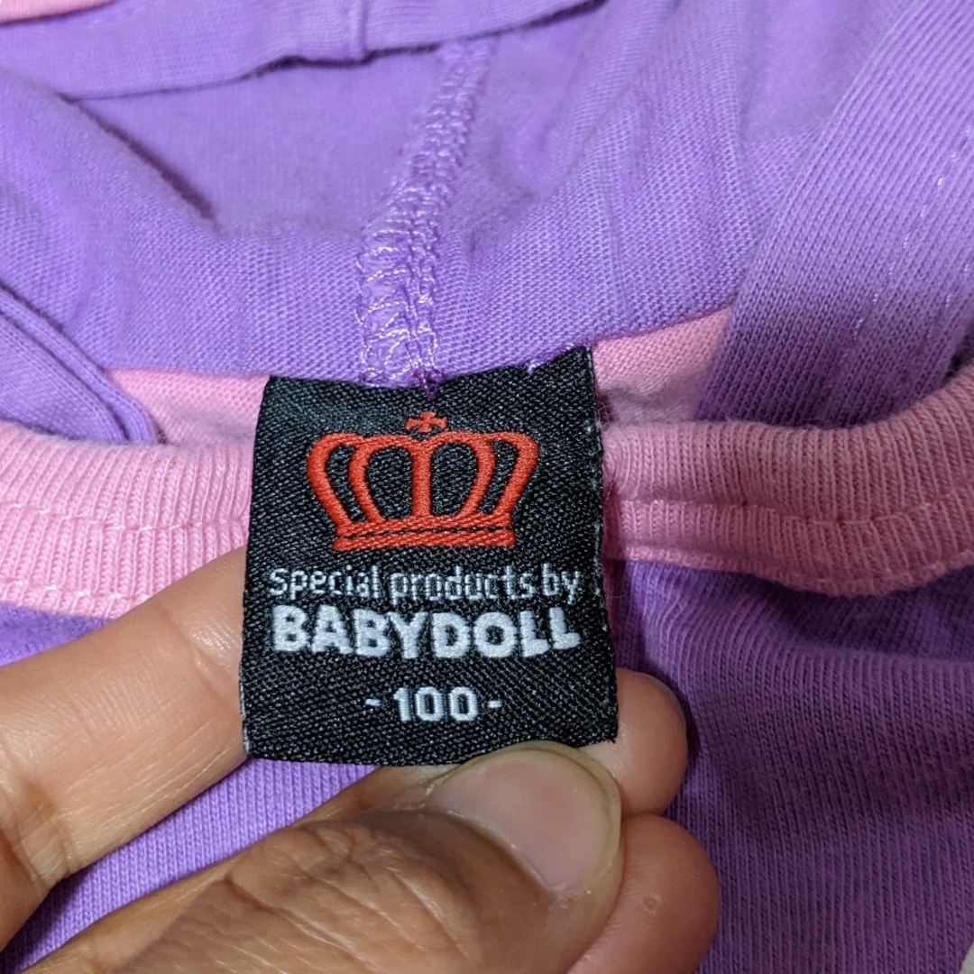 BABYDOLL(ベビードール)のBABYDOLL　チュニック　ミニーちゃん　100cm 　袖なし　ノースリーブ キッズ/ベビー/マタニティのベビー服(~85cm)(タンクトップ/キャミソール)の商品写真