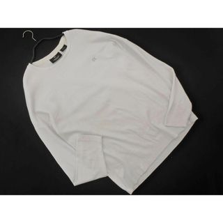 カルバンクライン(Calvin Klein)のCalvin Klein カルバンクライン PERFORMANCE パフォーマンス ロゴ カットソー sizeM/オフホワイト ■◇ メンズ(Tシャツ/カットソー(七分/長袖))