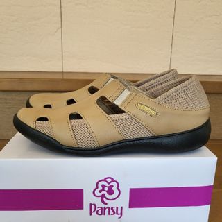 パンジー(pansy)の新品 パンジー 1352 オーク 23.5 履き心地 脱着 抗菌 万能シューズ(スニーカー)