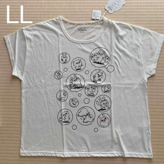 新品　ヨッシースタンプ　Tシャツ　レディース　LLサイズ(Tシャツ(半袖/袖なし))