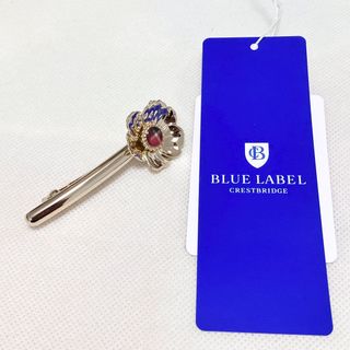 ブルーレーベルクレストブリッジ(BLUE LABEL CRESTBRIDGE)のA4 未使用 ブルーレーベル・クレストブリッジ フラワー バレッタ レディース(バレッタ/ヘアクリップ)