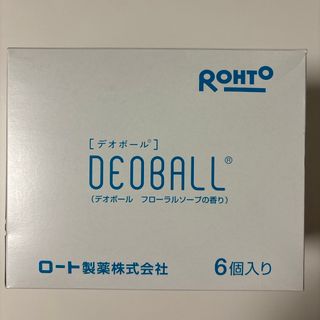 ロートセイヤク(ロート製薬)の【匿名配送】デオボール フローラルソープの香り 青 15g 6個入り(制汗/デオドラント剤)