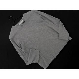 カルバンクライン(Calvin Klein)のCalvin Klein カルバンクライン Vネック カットソー sizeL/グレー ■◇ メンズ(Tシャツ/カットソー(七分/長袖))