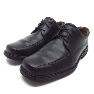 クラークス(Clarks)のクラークス レースアップ レザー シューズ 外羽根 ブラック 黒 UK 7G(ドレス/ビジネス)