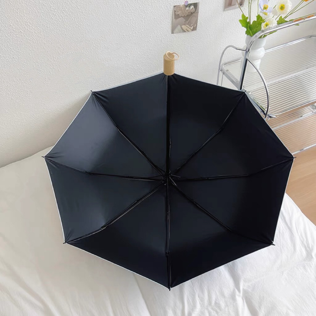 晴雨兼用傘 折り畳み傘 軽量携帯便利UVカット完全遮光遮熱プレゼント母の日ギフト レディースのファッション小物(傘)の商品写真