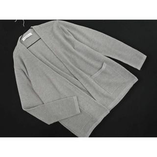 ユナイテッドアローズ(UNITED ARROWS)のgreen label relaxing グリーンレーベルリラクシング ユナイテッドアローズ ショール カーディガン sizeS/グレー ■◇ レディース(カーディガン)