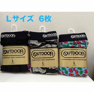 アウトドア(OUTDOOR)の新品 Lサイズ 6枚セットＤ　アウトドア outdoor ボクサーパンツ(ボクサーパンツ)