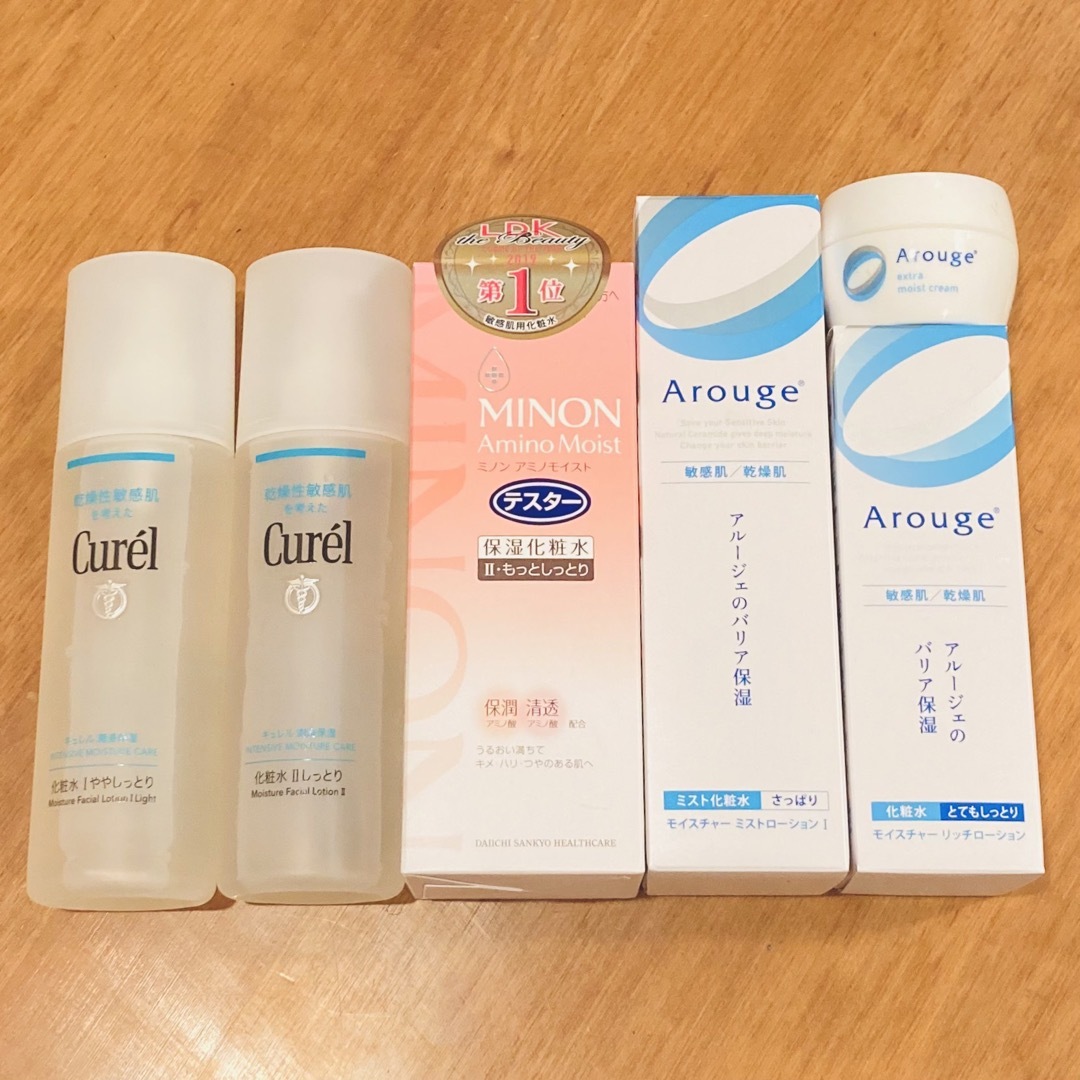 Curel(キュレル)のキュレル ミノン アルージェ 化粧水&クリーム 計6点 コスメ/美容のスキンケア/基礎化粧品(化粧水/ローション)の商品写真