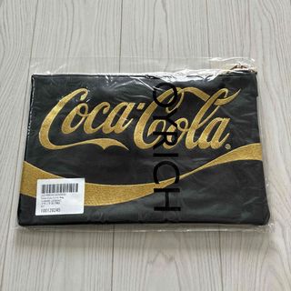 ジョイリッチ(JOYRICH)の未開封●JOYRICH×Coca-Cola クラッチバック/コカ・コーラ/黒(クラッチバッグ)