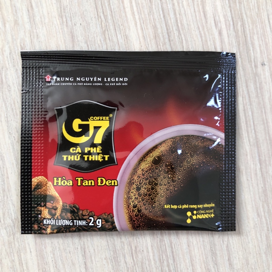 　#ベトナムコーヒー　#チュンゲン G7インスタントブラックコーヒー(2g5包) 食品/飲料/酒の飲料(コーヒー)の商品写真