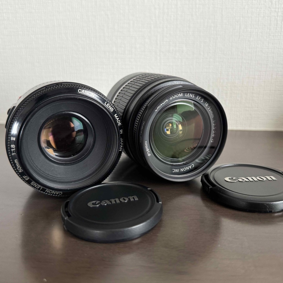Canon(キヤノン)のCanon EOS kissX4 ズーム&単焦点レンズセット スマホ/家電/カメラのカメラ(デジタル一眼)の商品写真