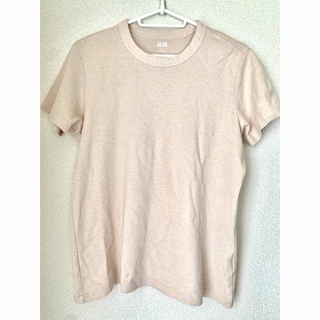 ユニクロ(UNIQLO)のUNIQLO Tシャツ ピンク XL(Tシャツ/カットソー(半袖/袖なし))