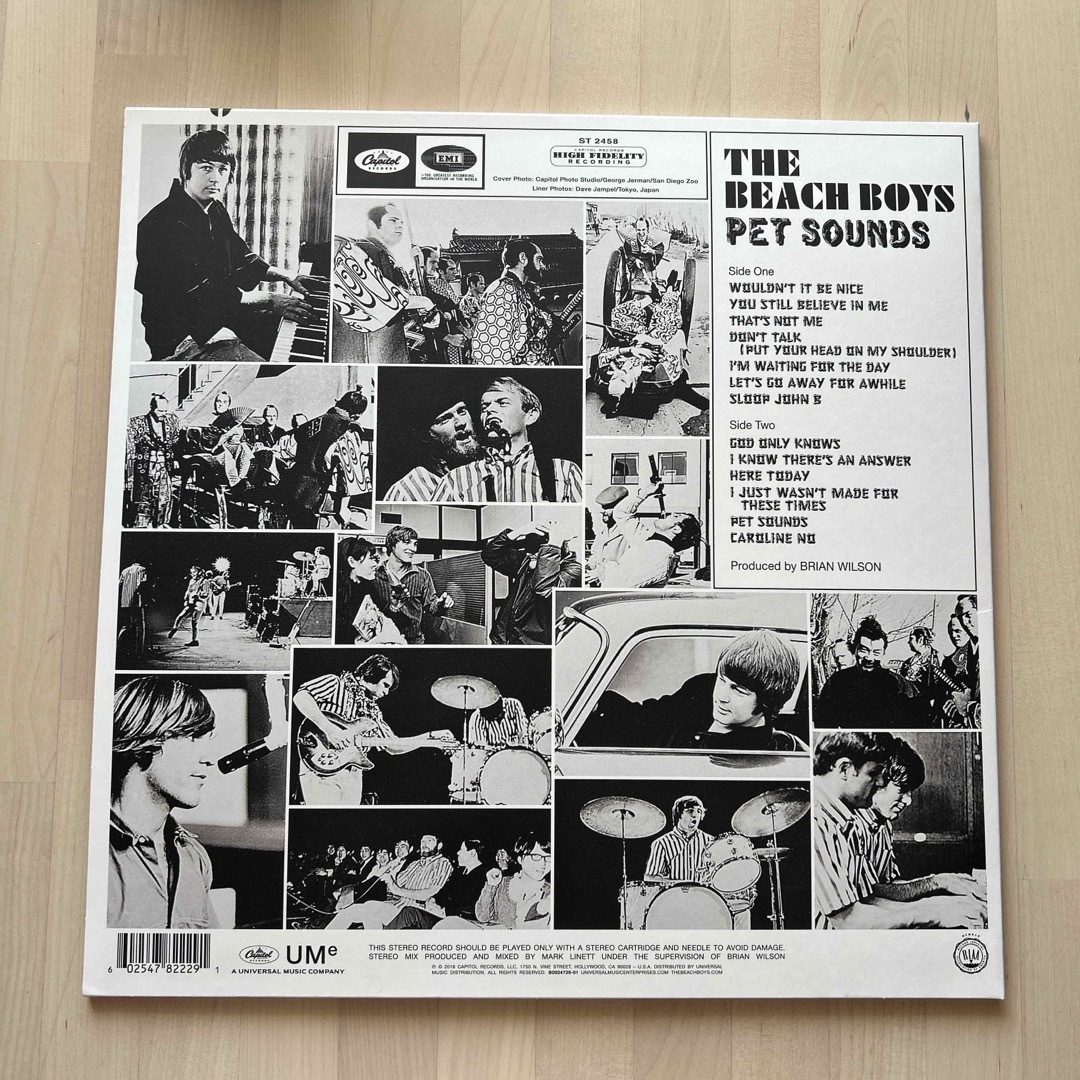 ビーチボーイズ レコード The Beach Boys Pet Sounds エンタメ/ホビーのCD(ポップス/ロック(邦楽))の商品写真