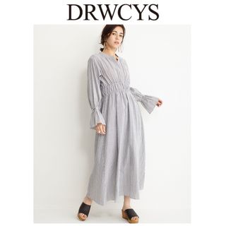 DRWCYS - 定価1.5万　ドロシーズ　ストライプ　キャンディスリーブ　ワンピース