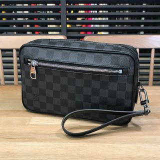 LOUIS VUITTON - 新品同様 ルイヴィトン ダミエグラフィット ポシェットカサイ クラッチバッグ