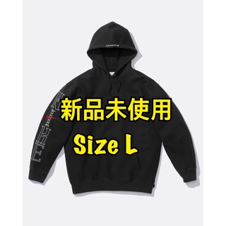 シュプリーム(Supreme)のSupreme / Nike Hooded Sweatshirt 黒　 L(パーカー)