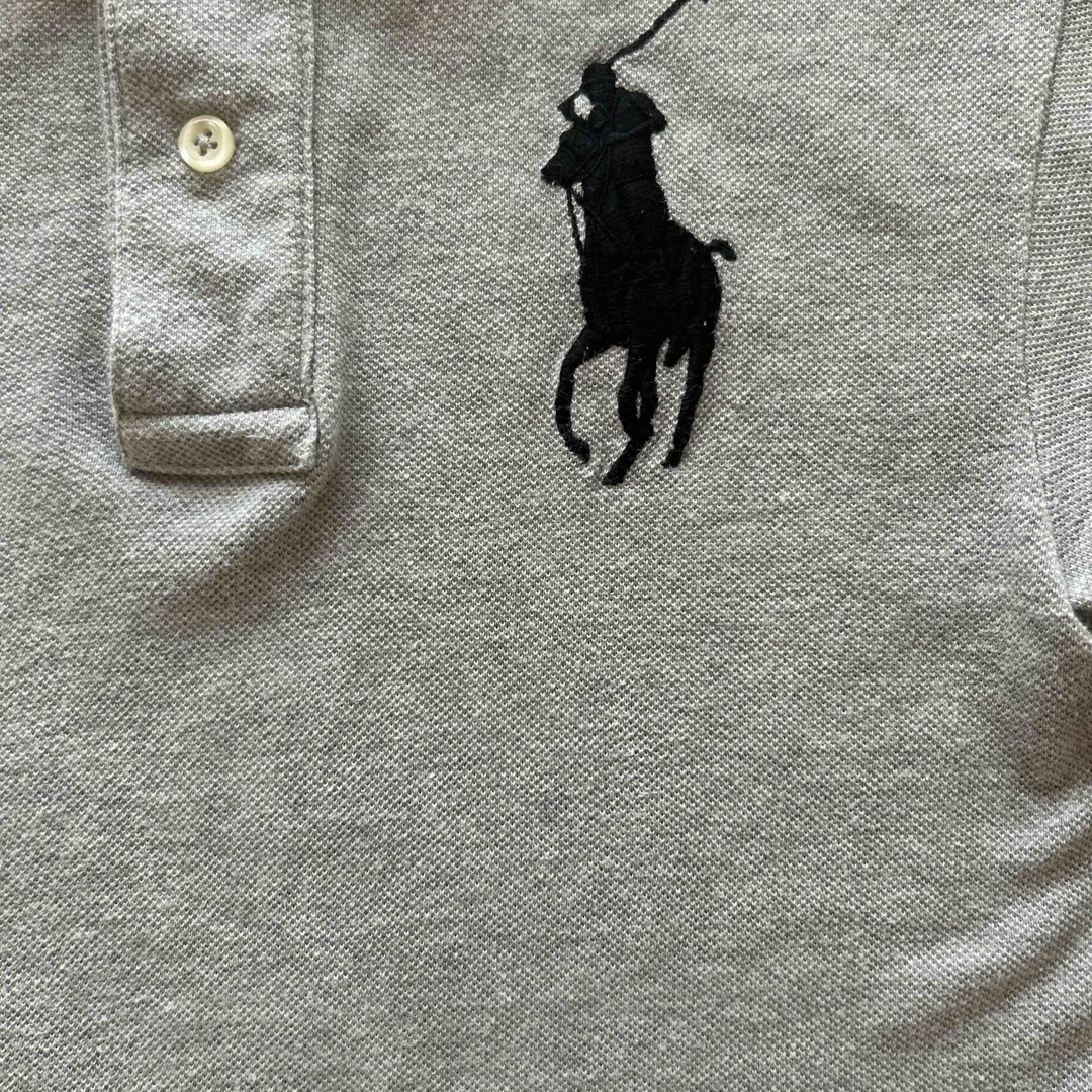 POLO RALPH LAUREN(ポロラルフローレン)のラルフローレン ポロシャツ【140】グレー キッズ/ベビー/マタニティのキッズ服女の子用(90cm~)(Tシャツ/カットソー)の商品写真