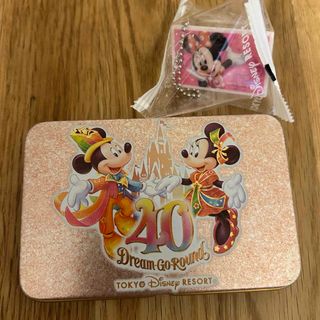 ディズニー40周年グッズ　缶ケース(キャラクターグッズ)