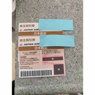 ジャル(ニホンコウクウ)(JAL(日本航空))のJAL株主優待券　２枚(その他)