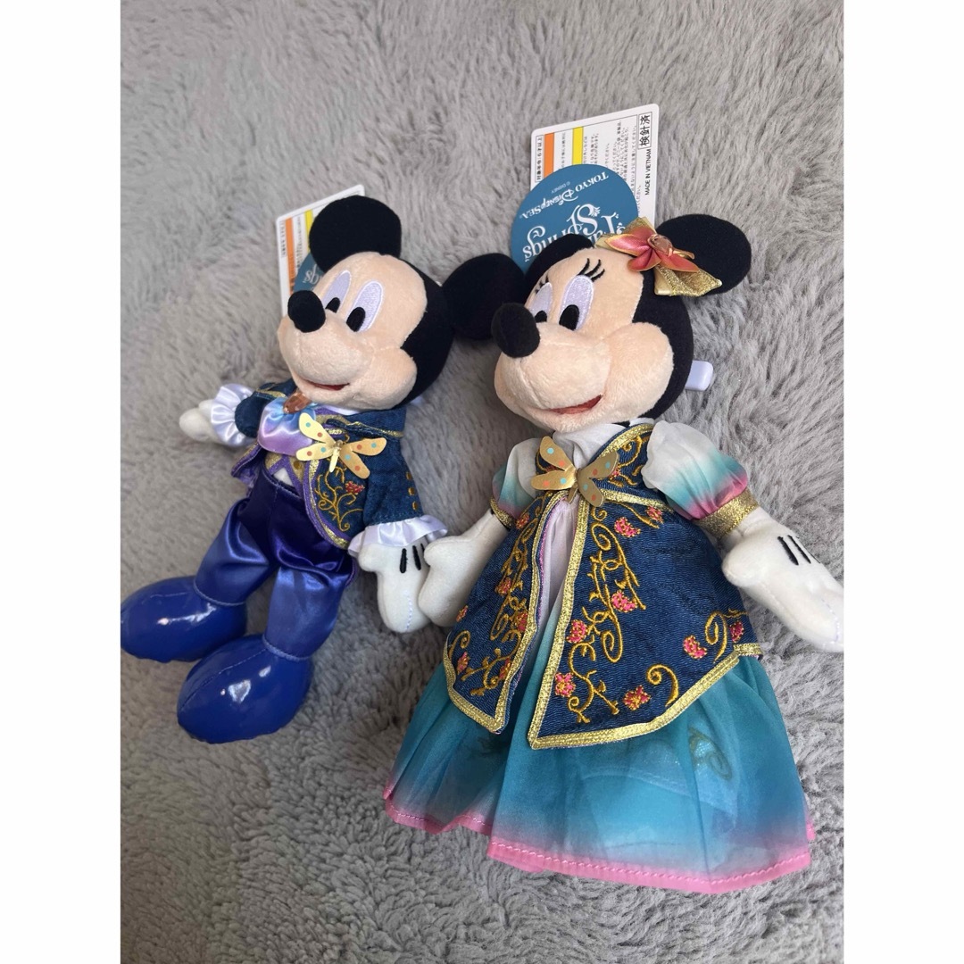 ファンタジースプリングス ミッキー ミニー ぬいぐるみバッジ ファンタジースプリングス ミッキー ミニー ぬいぐるみバッジ