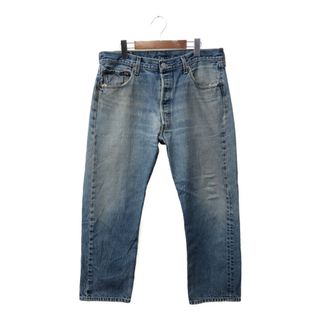 リーバイス(Levi's)の90年代 Levi's リーバイス 501 デニムパンツ アメカジ 大きいサイズ ブルー (メンズ W36 L30) 中古 古着 Q3646(デニム/ジーンズ)