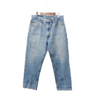 リーバイス(Levi's)のLevi's リーバイス 505 デニムパンツ アメカジ ブルー (メンズ W34 L32) 中古 古着 Q3648(デニム/ジーンズ)