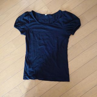 ムジルシリョウヒン(MUJI (無印良品))のパフスリーブ 無印良品　Tシャツ 140〜150（レディースxs）(Tシャツ/カットソー)