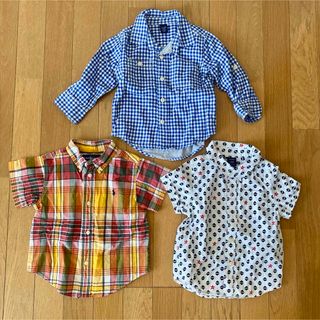 ラルフローレン(Ralph Lauren)のRalph Lauren  baby Gap シャツ 90cm ３枚セット(Tシャツ/カットソー)