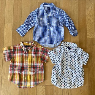 ラルフローレン(Ralph Lauren)のRalph Lauren  baby Gap シャツ 90cm ３枚セット(Tシャツ/カットソー)