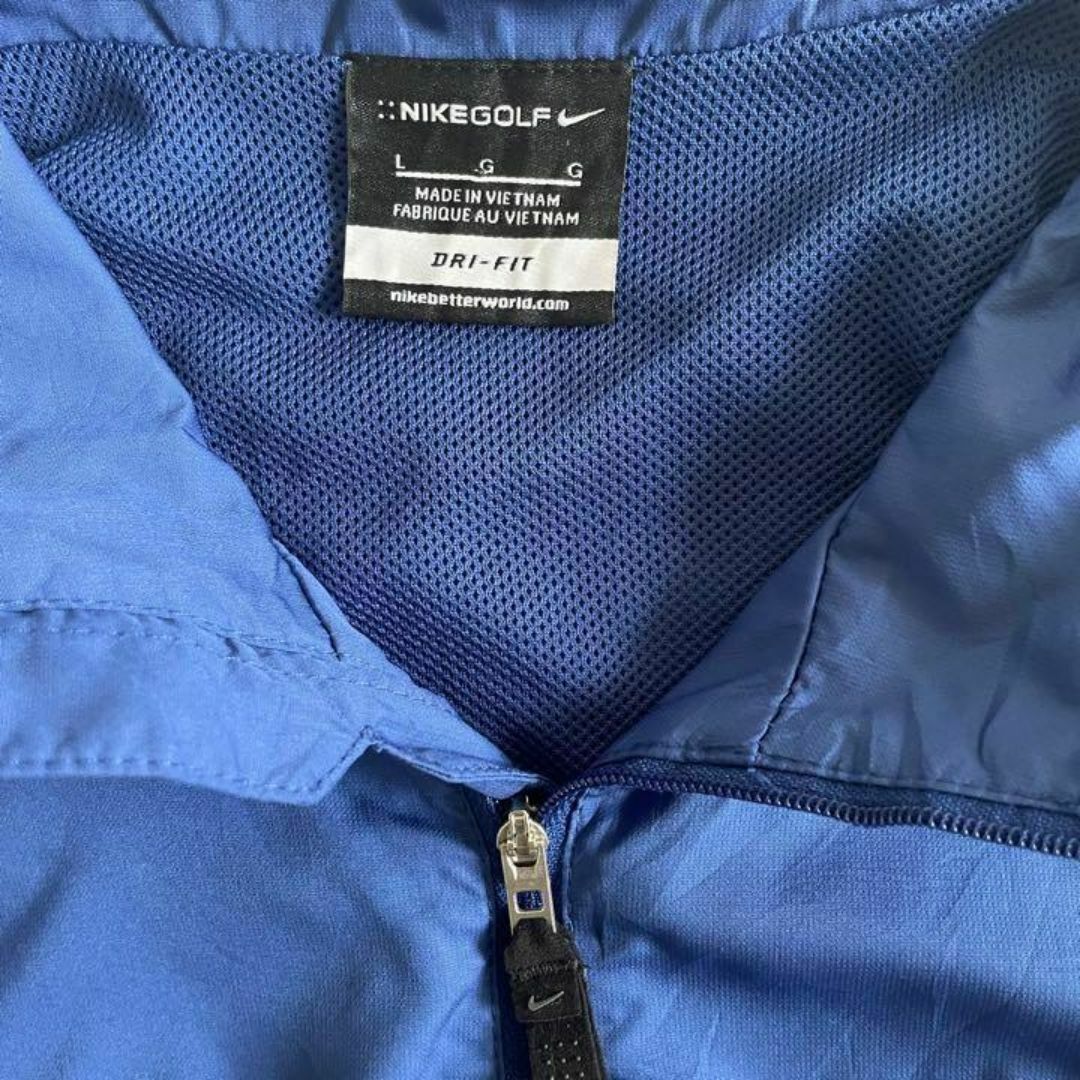 NIKE(ナイキ)の激レア ナイキ ハーフジップ ナイロンジャケット 薄中綿 企業ロゴ ビックサイズ メンズのジャケット/アウター(ナイロンジャケット)の商品写真