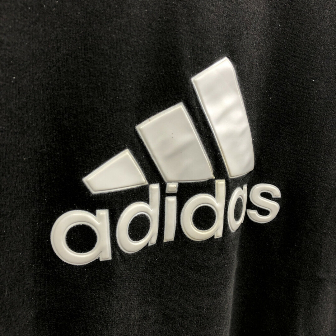 adidas(アディダス)の90年代 adidas アディダス クルーネック ブランドロゴスウェット ネイビー (メンズ XL) 中古 古着 Q3672 メンズのトップス(スウェット)の商品写真