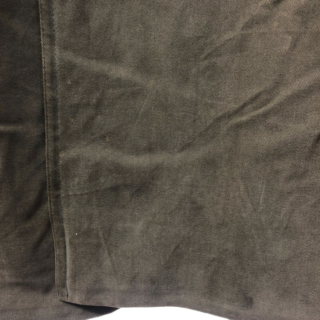 90年代 カナダ製 Aquascutum アクアスキュータム スムースポリ トレンチコート オリーブ (メンズ XL) 中古 古着 Q3636 メンズのジャケット/アウター(トレンチコート)の商品写真