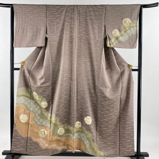 訪問着 身丈158.5cm 裄丈64cm 正絹 美品 名品 【中古】(着物)