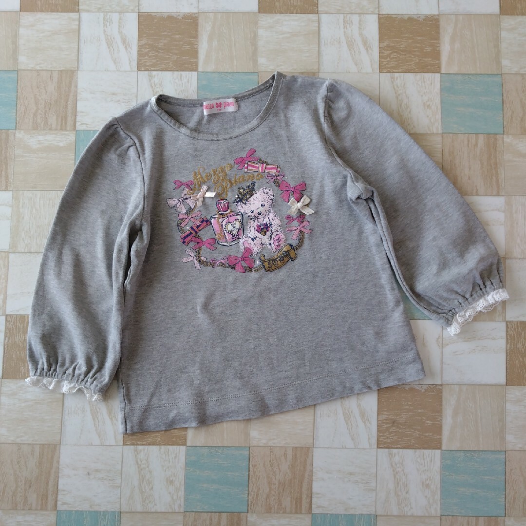 mezzo piano(メゾピアノ)のメゾピアノ　トップス　130 キッズ/ベビー/マタニティのキッズ服女の子用(90cm~)(Tシャツ/カットソー)の商品写真