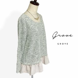 グローブ(grove)のgrove 春物レイヤード風プルオーバーブラウス(シャツ/ブラウス(長袖/七分))