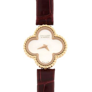 Van Cleef & Arpels - ヴァンクリーフ&アーペル スウィートアルハンブラ RG 2386240/VCARO8SF00 PG･RG クォーツ