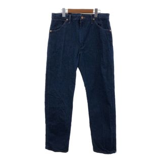 Wrangler - Wrangler ラングラー デニムパンツ アメカジ ブルー (メンズ 36×32) 中古 古着 Q3725