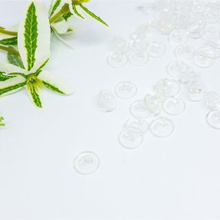 【1080】プラスチックヘアゴムパーツ 100個  300円(各種パーツ)