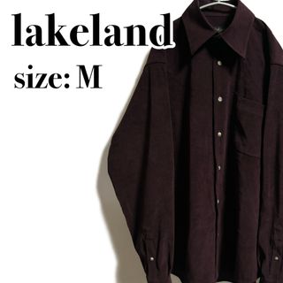 ヴィンテージ(VINTAGE)のlakeland フェイクスウェード スエード シャツ ヴィンテージ 海外古着(シャツ)