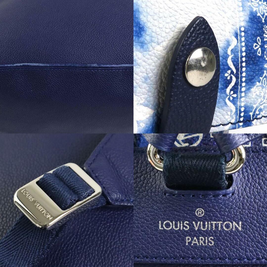 LOUIS VUITTON(ルイヴィトン)のルイ ヴィトン LOUIS VUITTON リュック モノグラム バンダナ クリストファーMM/モノグラム バンダナ ブルー メンズ M20554 送料無料【中古】 a0033 メンズのバッグ(バッグパック/リュック)の商品写真