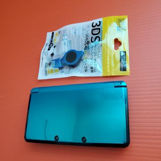 3ds 本体 アクアブルー 動作確認済み(携帯用ゲーム機本体)