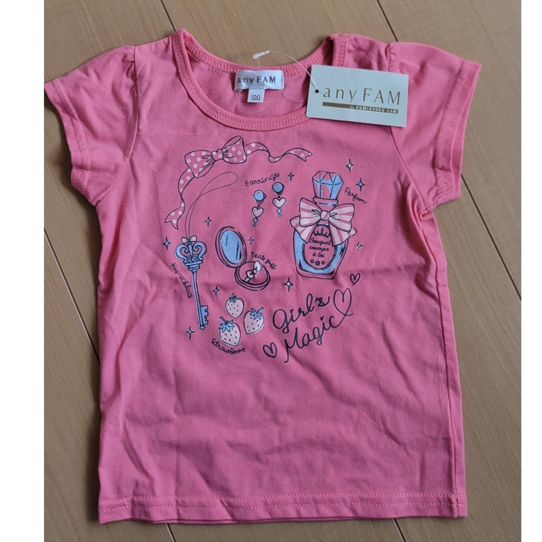 anyFAM(エニィファム)のTシャツ キッズ/ベビー/マタニティのキッズ服女の子用(90cm~)(Tシャツ/カットソー)の商品写真