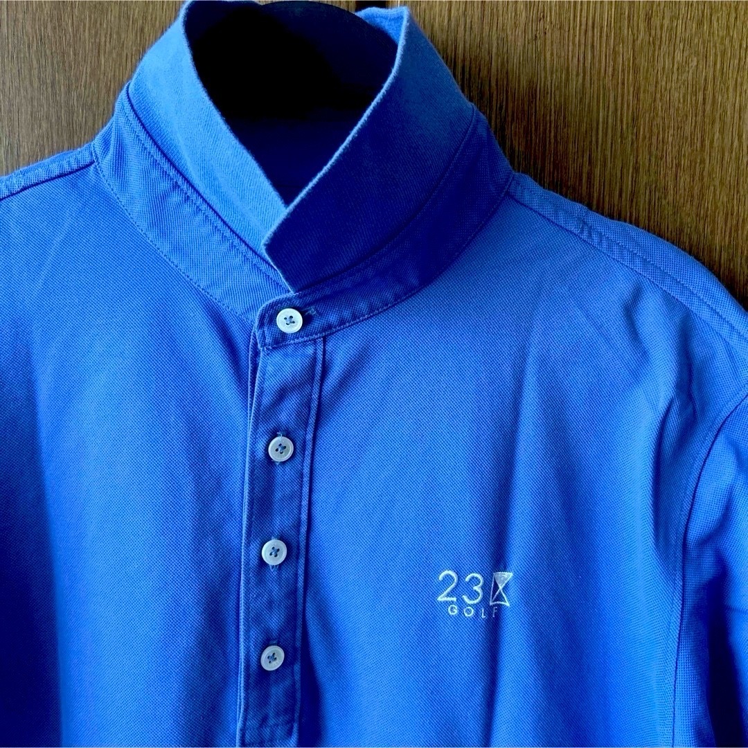 23区(ニジュウサンク)の23区ゴルフ　メンズ　LL ポロシャツ スポーツ/アウトドアのゴルフ(ウエア)の商品写真
