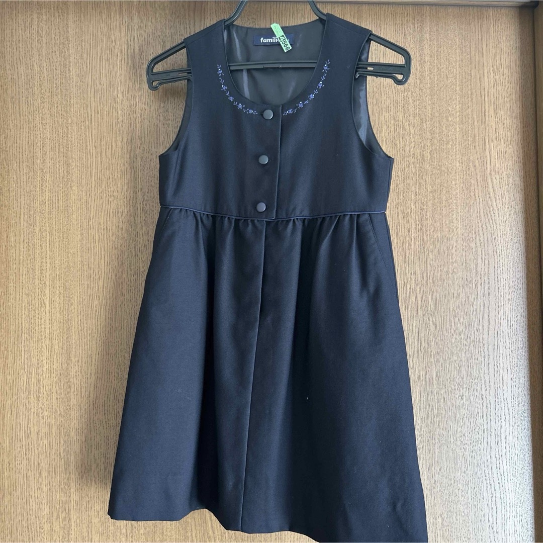 familiar(ファミリア)のお受験使用セット　familiar 110-115 美品 キッズ/ベビー/マタニティのキッズ服女の子用(90cm~)(ドレス/フォーマル)の商品写真